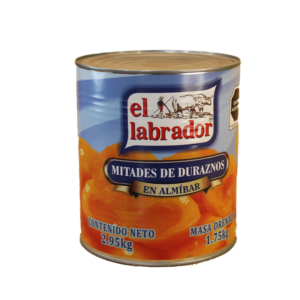 Durazno En Almibar Marca Nutrio Grand Lata Grande 3 Kg