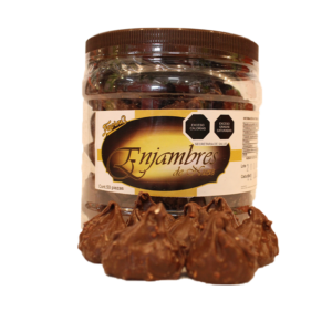 Enjambre de nuez con chocolate de leche