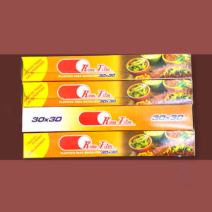 Película Plástica Transparente 30m Marca Rom Film